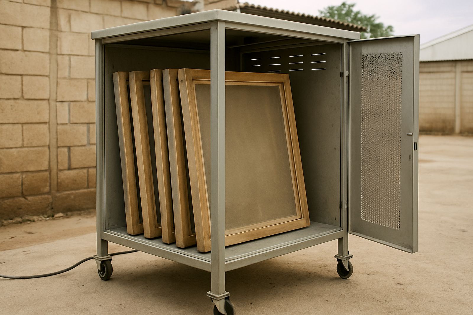 Screen Drying Cabinet