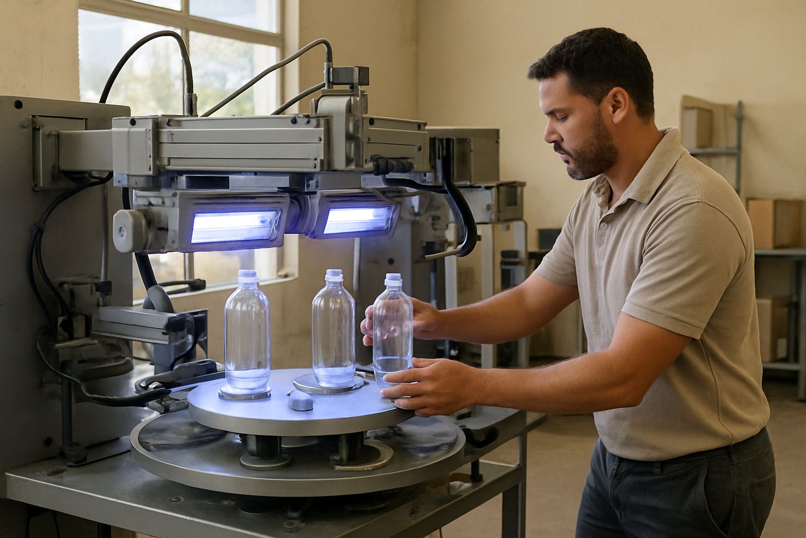 UV Bottle Printer